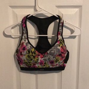 Victoria’s Secret sports bra 34B pink yellow white black